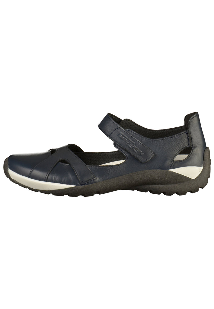 camel active Ballerinas Leder Dunkelblau - surf4shoes