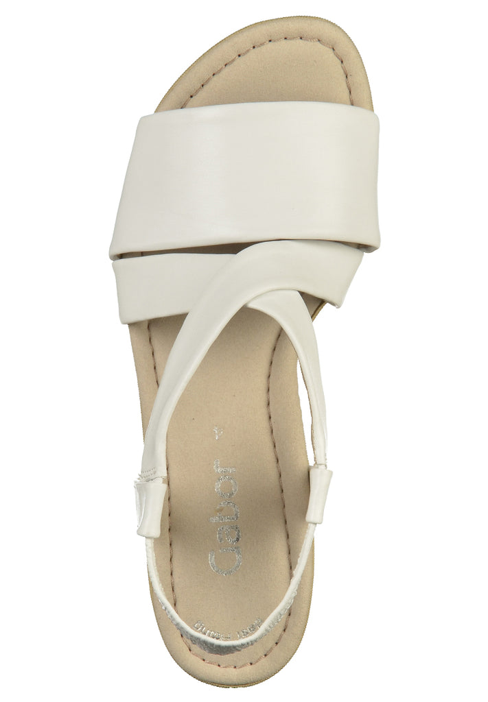 Gabor Sandalen Nappaleder Weiß - surf4shoes