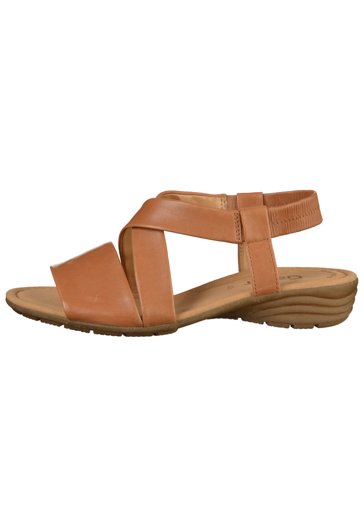 Gabor Sandalen Nappaleder Cognac - surf4shoes