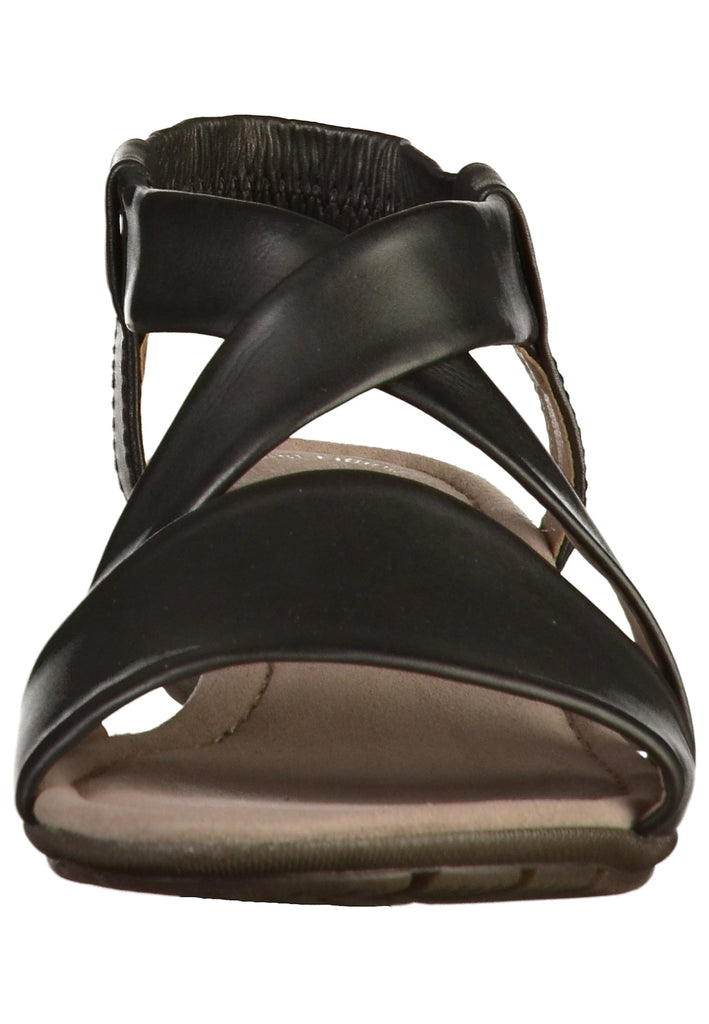 Gabor Sandalen Nappaleder Schwarz - surf4shoes