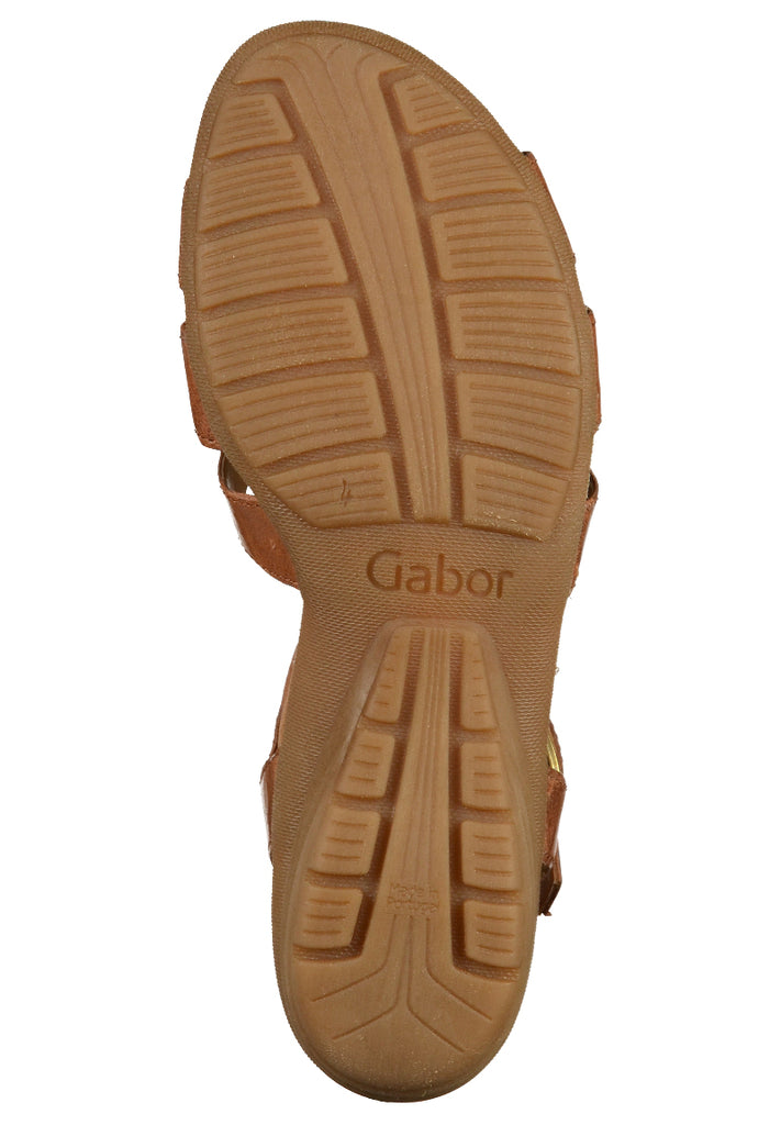 Gabor Sandalen Leder Braun - surf4shoes