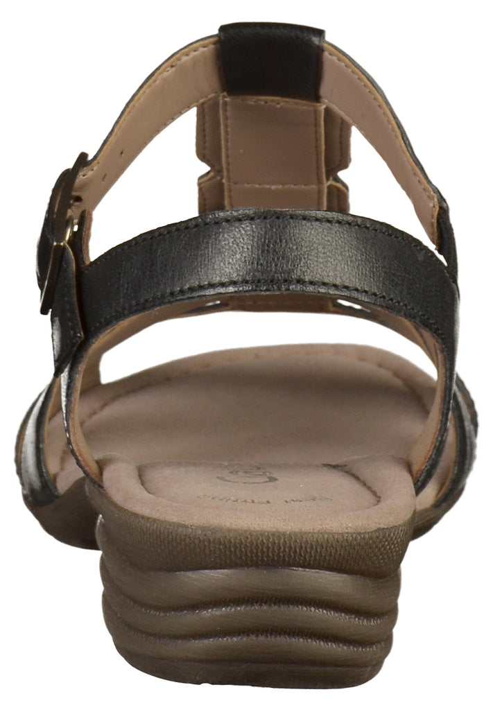 Gabor Sandalen Leder Schwarz - surf4shoes