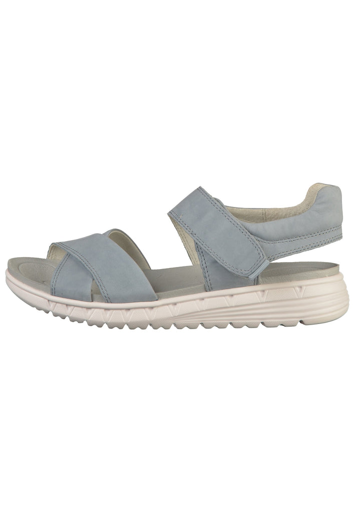 Gabor Sandalen Nubukleder Hellblau - surf4shoes