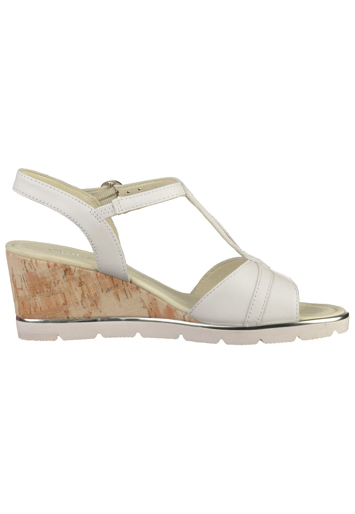 Gabor Sandalen Leder Weiß - surf4shoes