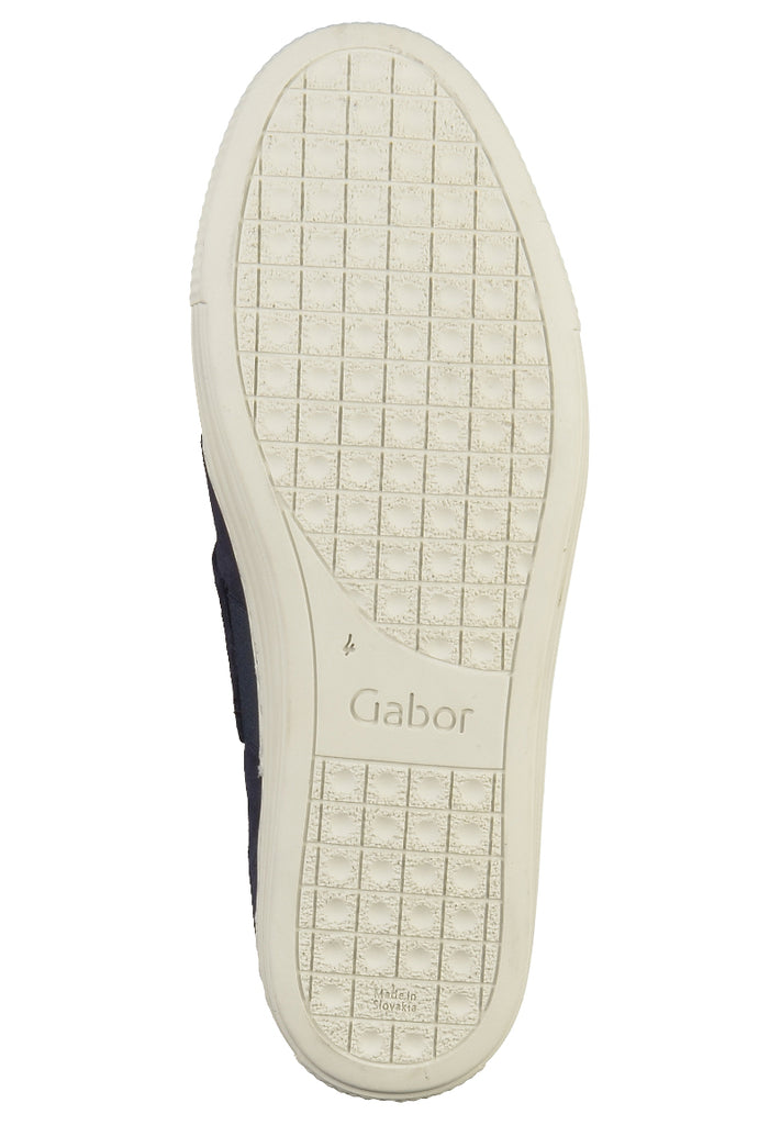 Gabor Slipper Veloursleder Dunkelblau - surf4shoes