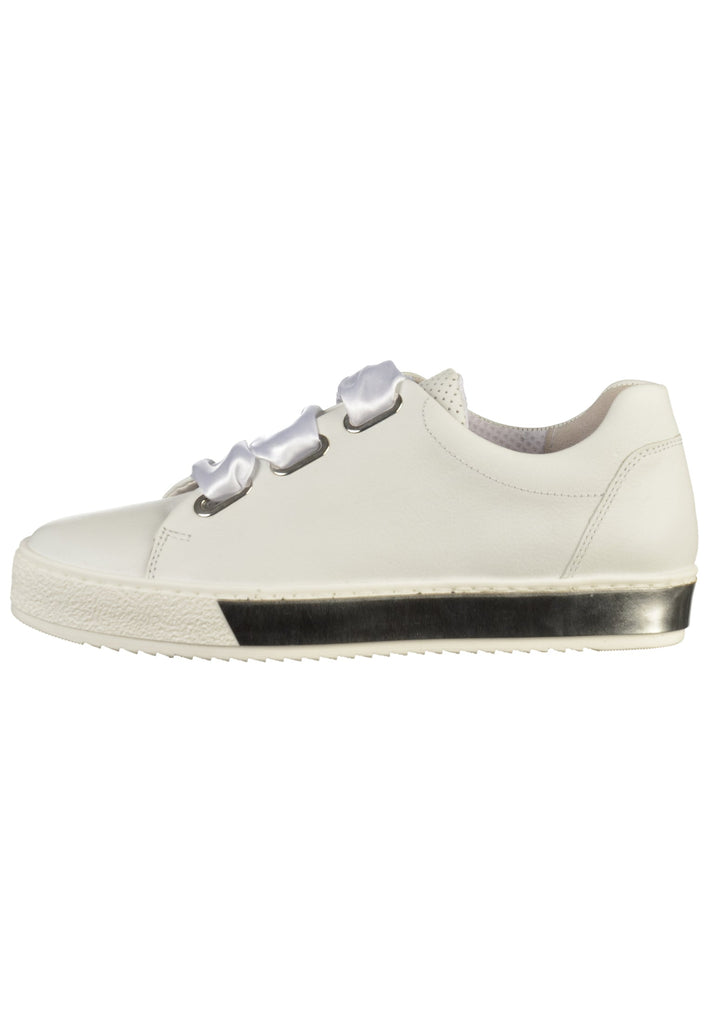 Gabor Halbschuhe Leder Weiß - surf4shoes