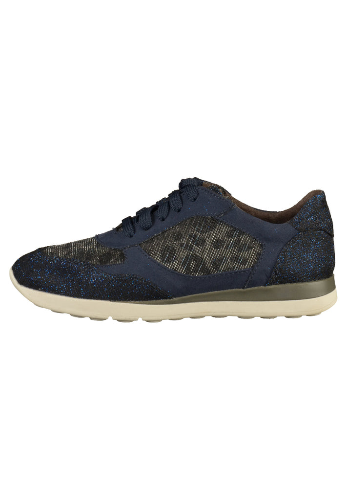 Jana Sneaker Lederimitat/Mesh Navy - surf4shoes