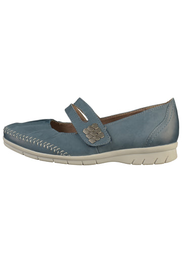 Jana Ballerinas Leder Jeans - surf4shoes