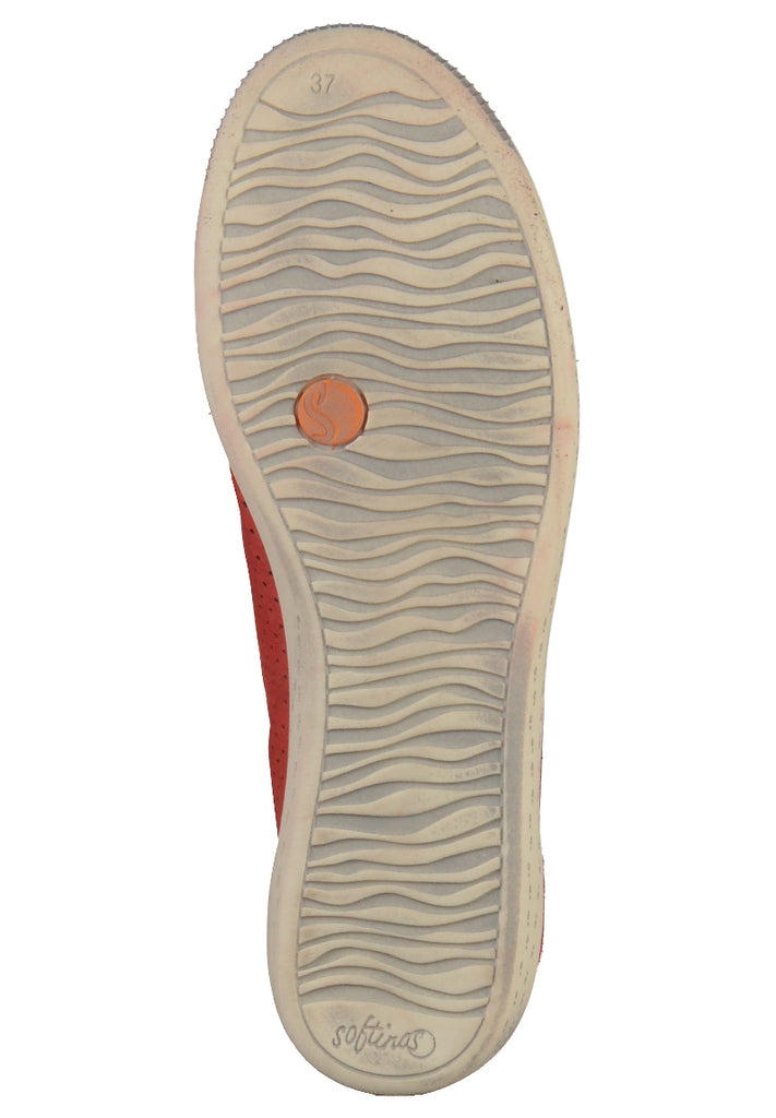 softinos Sneaker Leder Rot - surf4shoes