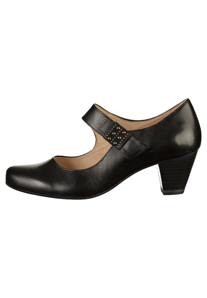 Caprice Pumps Leder Schwarz - surf4shoes