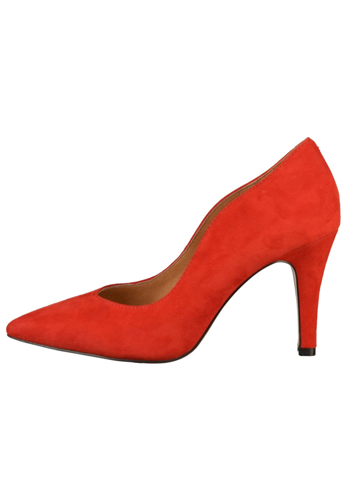 Caprice Pumps Nubukleder Rot - surf4shoes