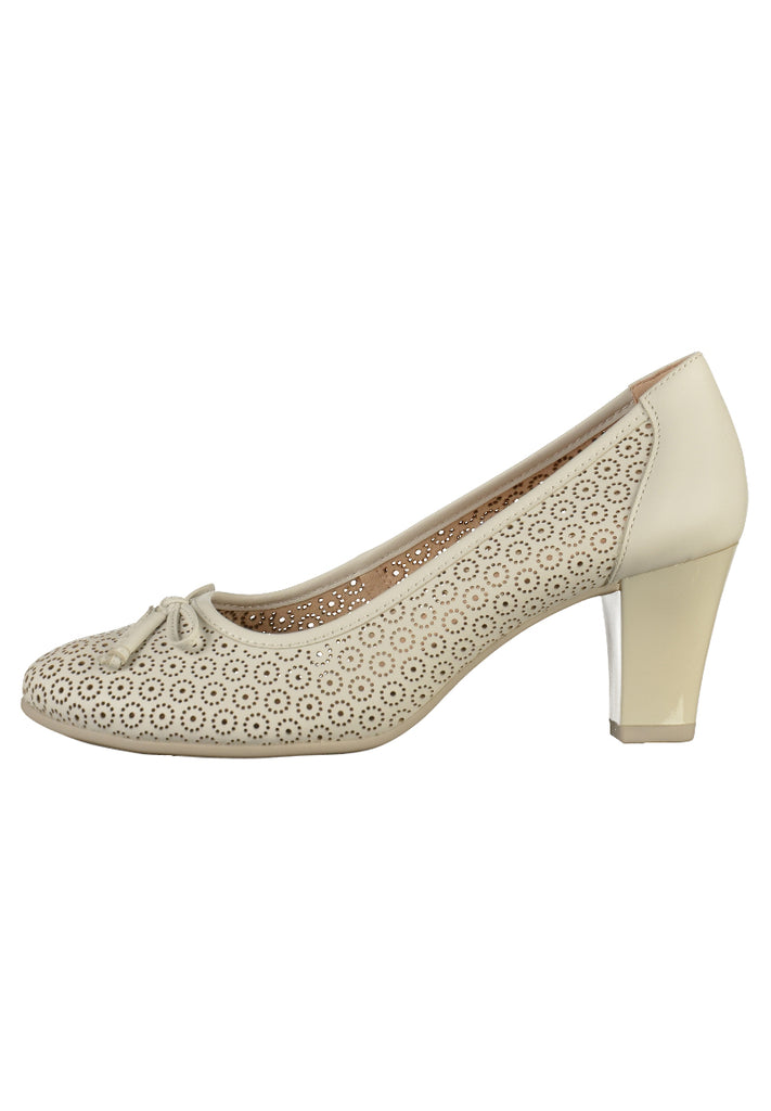 Caprice Pumps Leder Weiß - surf4shoes