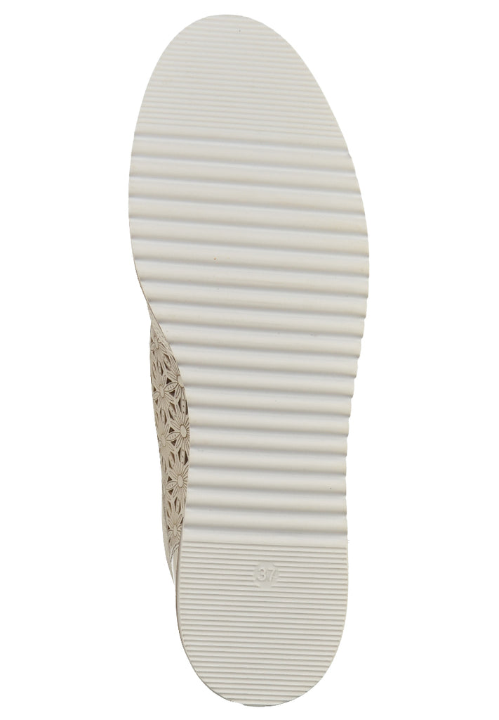 Caprice Halbschuhe Nappaleder Weiß - surf4shoes