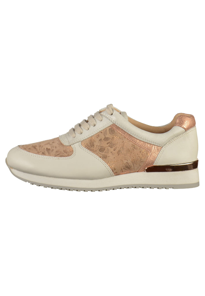 Caprice Sneaker Leder Weiß/Rosa - surf4shoes