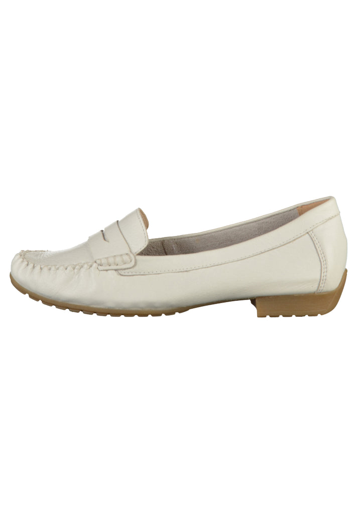 Caprice Slipper Leder Weiß - surf4shoes