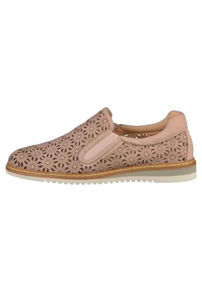 Caprice Slipper Leder Rose - surf4shoes