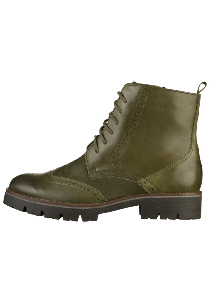 Caprice Stiefelette Leder Khaki - surf4shoes