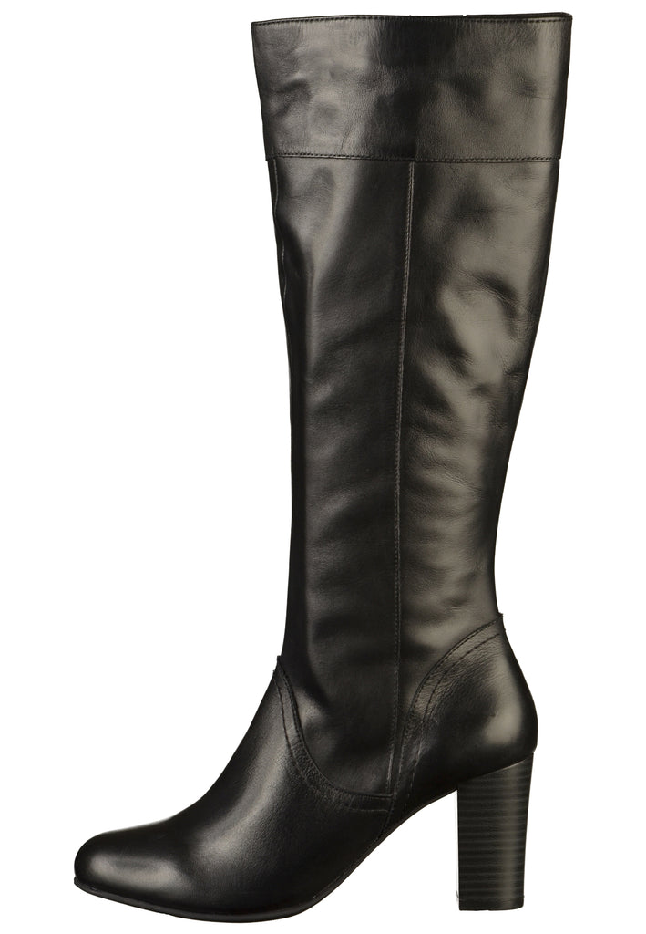 Caprice Stiefel Leder Schwarz - surf4shoes
