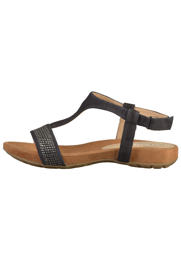 Caprice Sandalen Veloursleder Ocean - surf4shoes