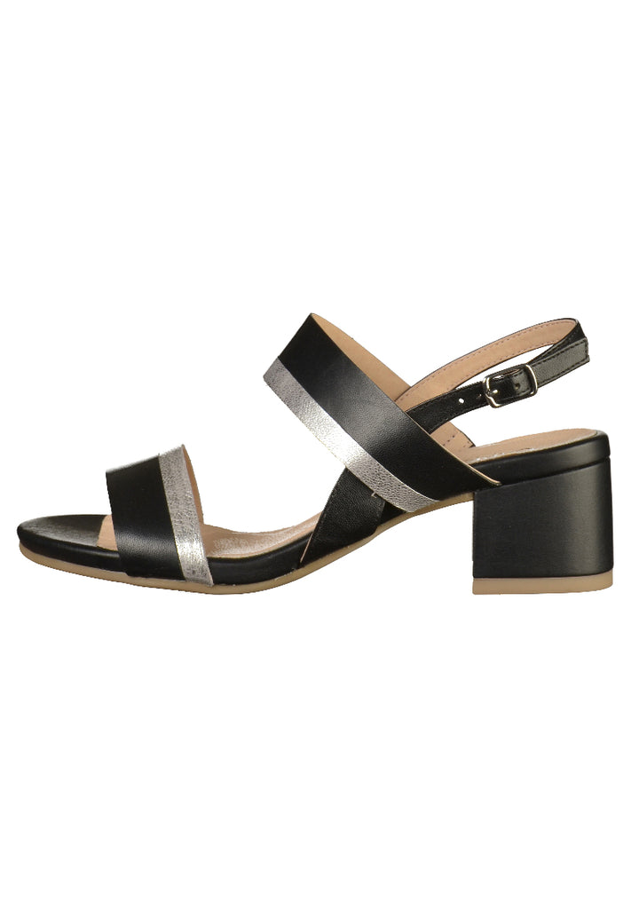 Caprice Sandalen Leder Schwarz - surf4shoes