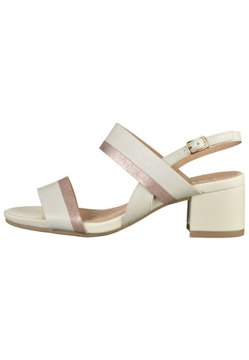 Caprice Sandalen Leder Weiß - surf4shoes
