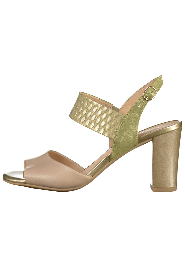 Caprice Sandalen Leder Beige - surf4shoes