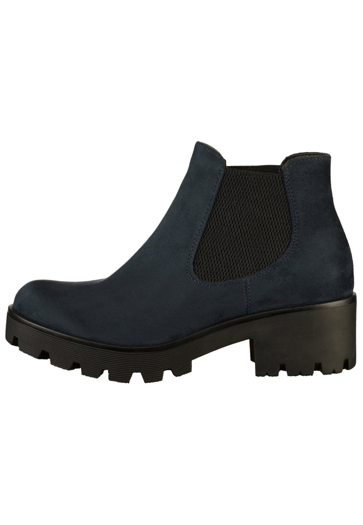 Rieker Stiefelette Lederimitat Blau - surf4shoes