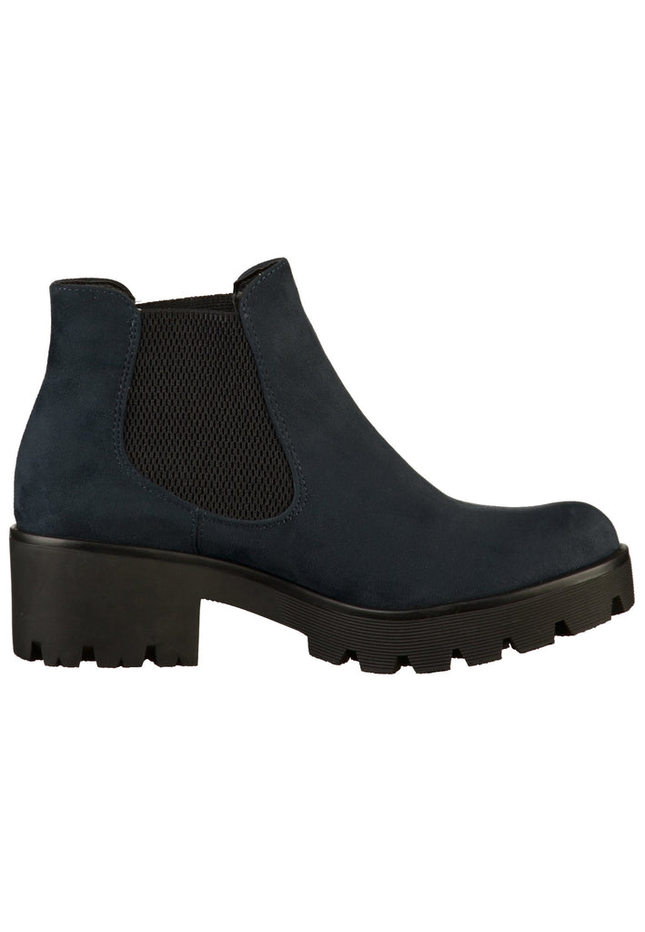 Rieker Stiefelette Lederimitat Blau - surf4shoes