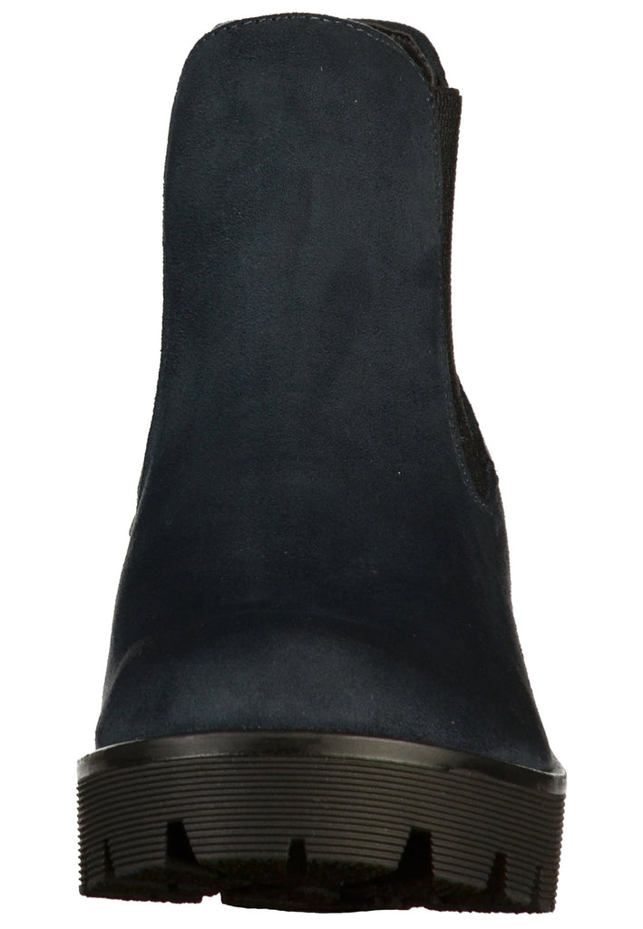 Rieker Stiefelette Lederimitat Blau - surf4shoes