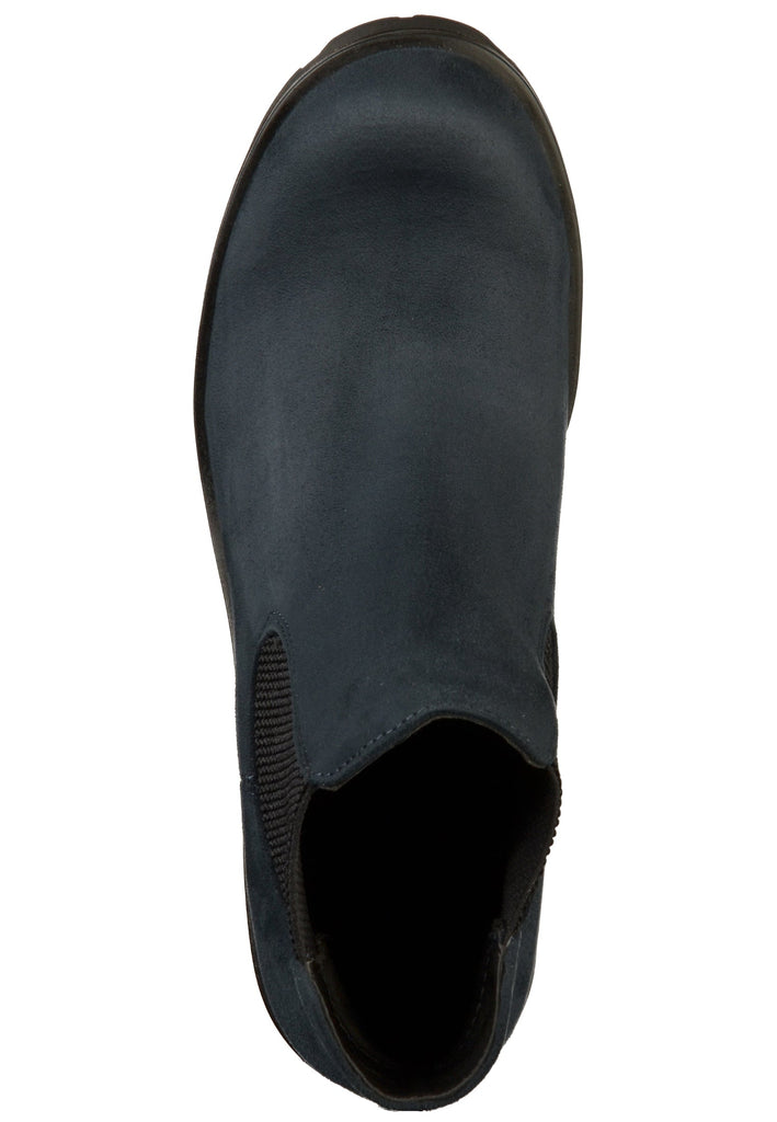 Rieker Stiefelette Lederimitat Blau - surf4shoes