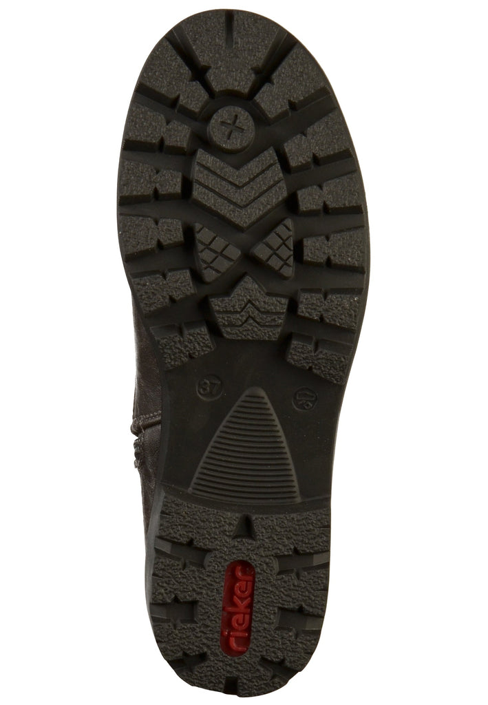 Rieker Stiefelette Lederimitat Grau - surf4shoes