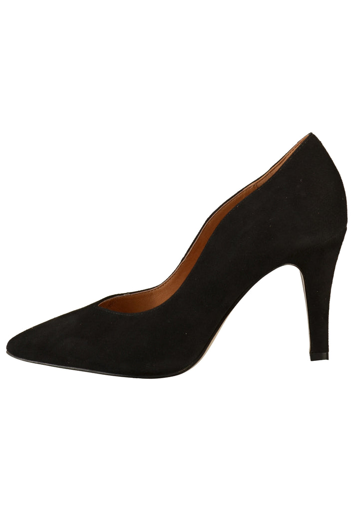 Caprice Pumps Nubukleder Schwarz - surf4shoes