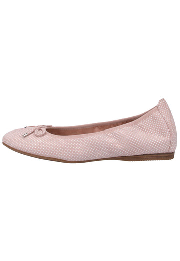 Tamaris Ballerinas Veloursleder Rose - surf4shoes