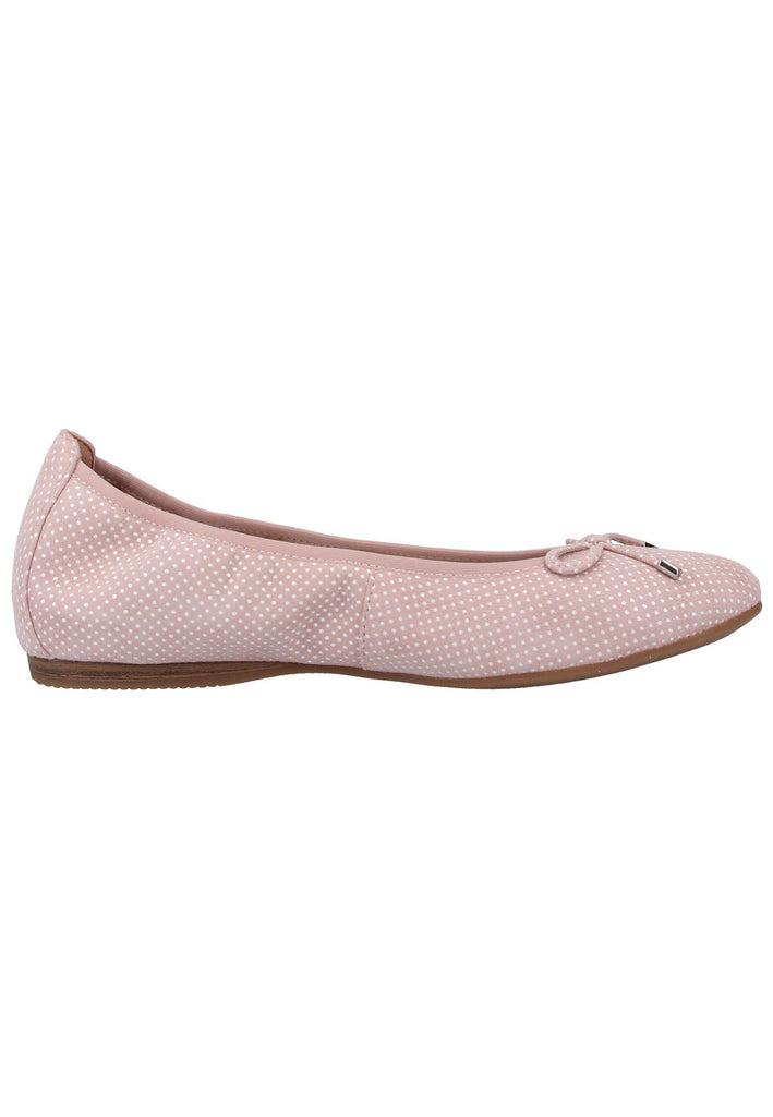 Tamaris Ballerinas Veloursleder Rose - surf4shoes