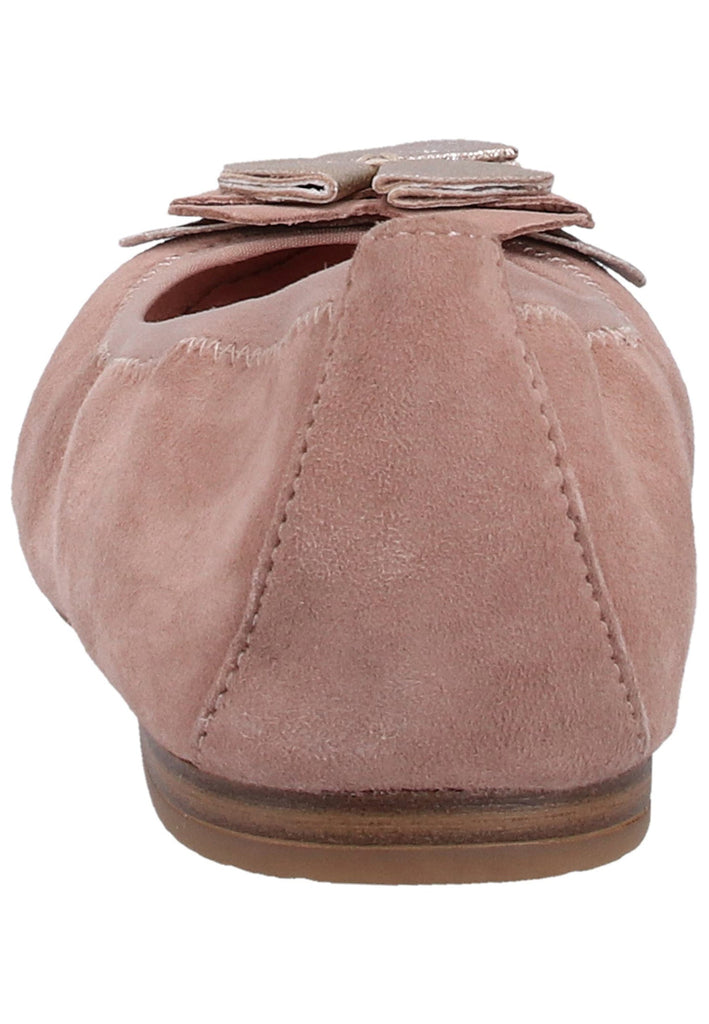 Tamaris Ballerinas Veloursleder Rosa - surf4shoes