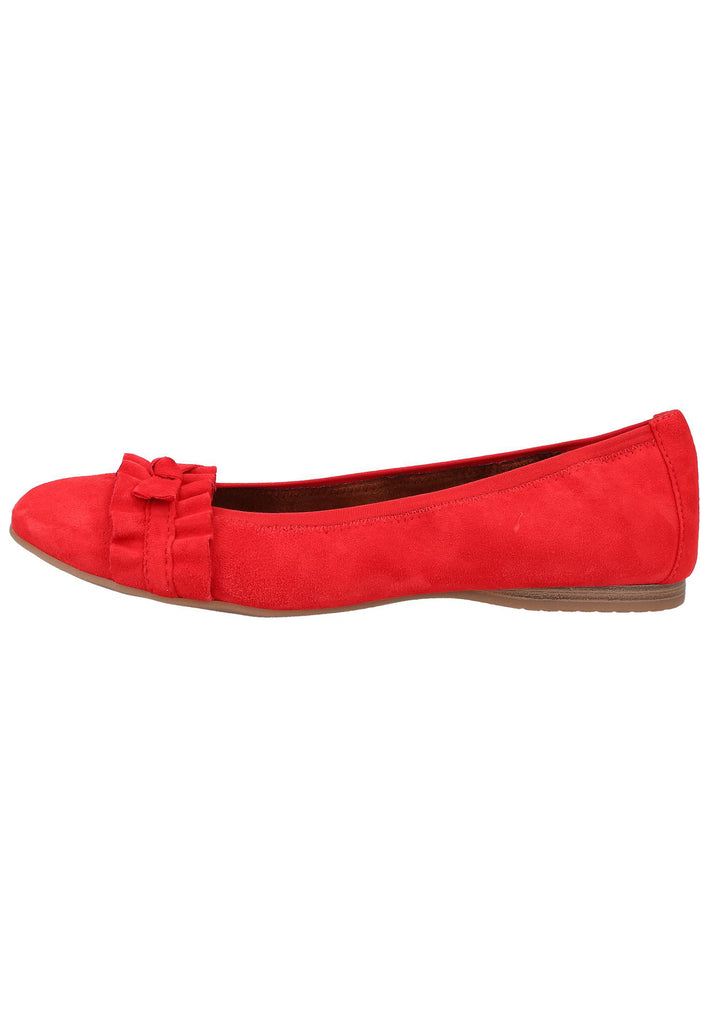 Tamaris Ballerinas Leder Rot - surf4shoes