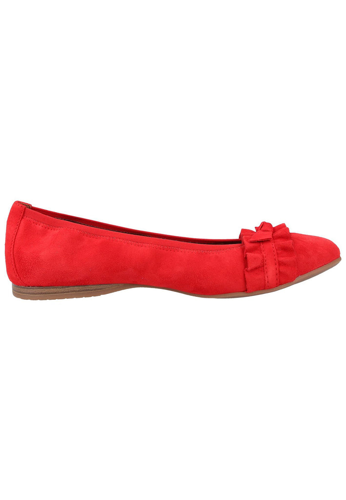 Tamaris Ballerinas Leder Rot - surf4shoes