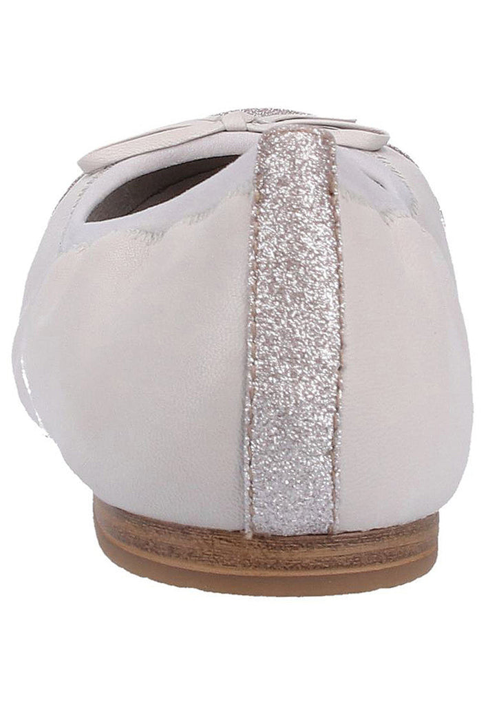 Tamaris Ballerinas Leder/Textil Hellblau - surf4shoes