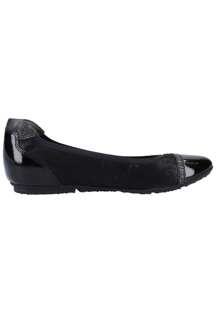 Tamaris Pumps Lederimitat/Textil Schwarz - surf4shoes