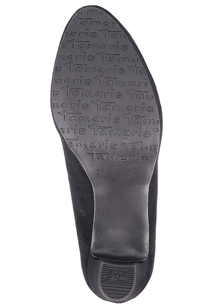 Tamaris Pumps Textil Schwarz - surf4shoes