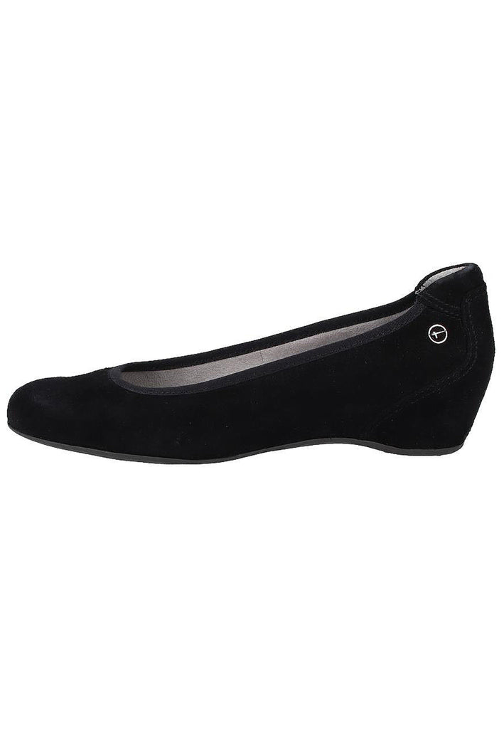 Tamaris Pumps Veloursleder Schwarz - surf4shoes