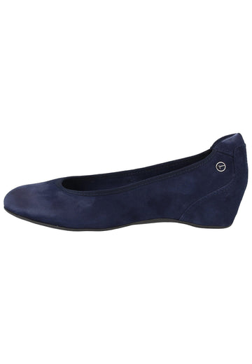 Tamaris Pumps Leder Navy - surf4shoes