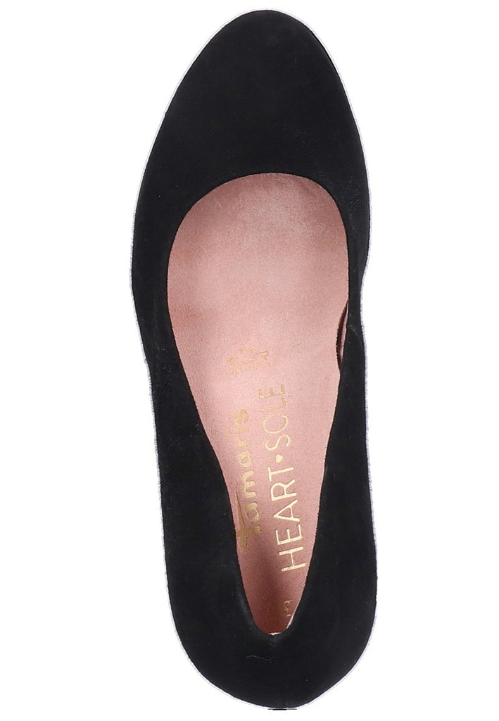 Tamaris Pumps Leder Schwarz - surf4shoes