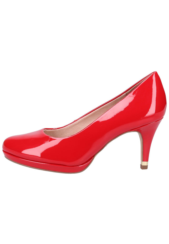 Tamaris Pumps Lederimitat Rot - surf4shoes