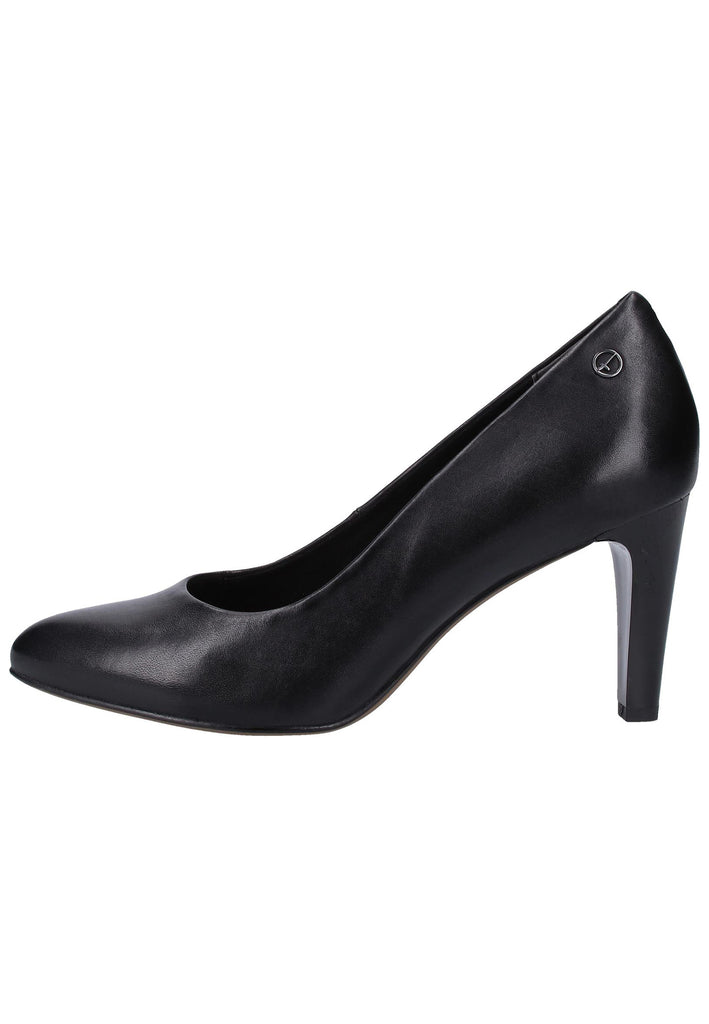 Tamaris Pumps Leder Schwarz - surf4shoes
