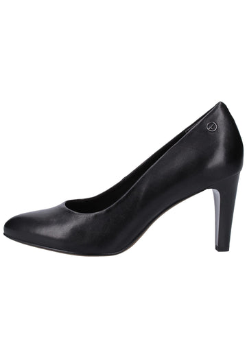 Tamaris Pumps Leder Schwarz - surf4shoes