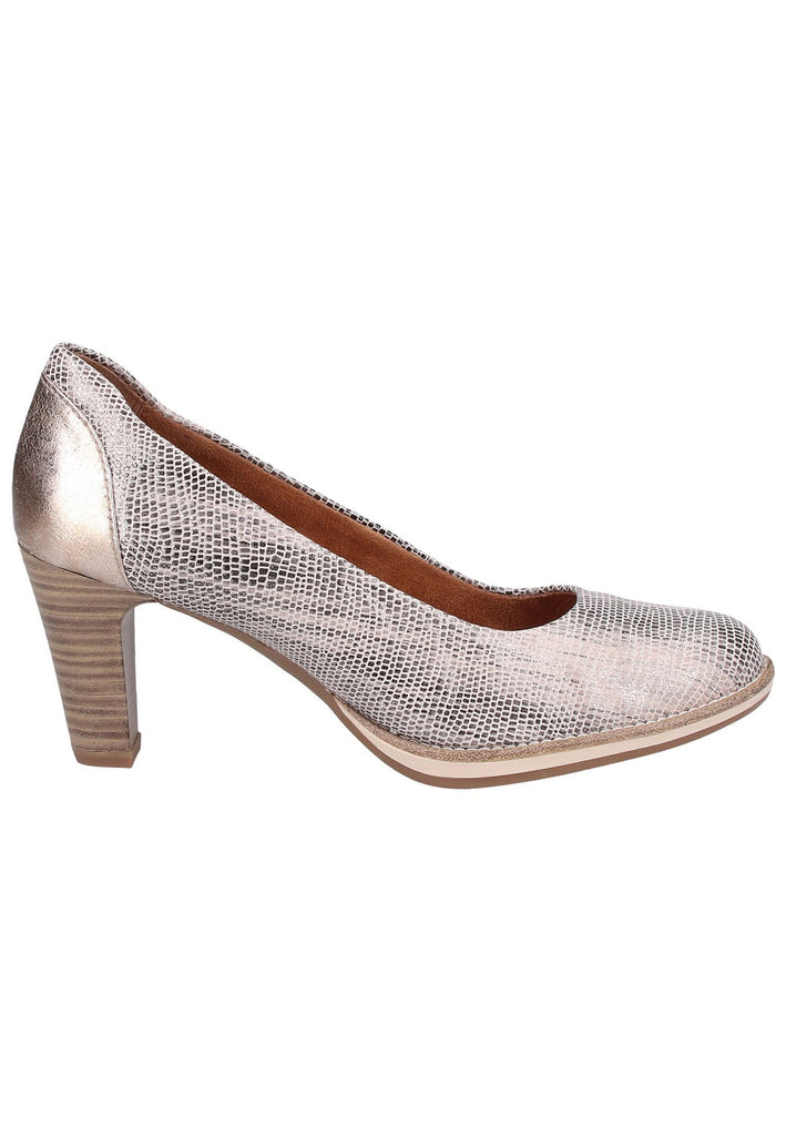 Tamaris Pumps Leder/Textil Grau - surf4shoes