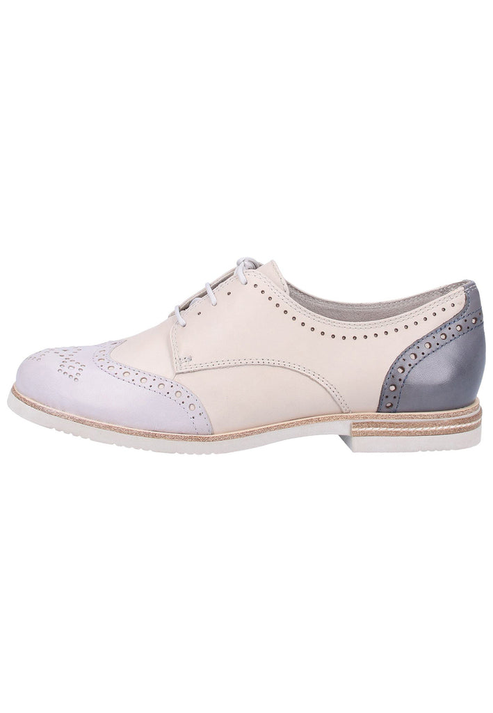 Tamaris Halbschuhe Leder Hellblau - surf4shoes