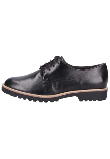 Tamaris Halbschuhe Leder Schwarz - surf4shoes