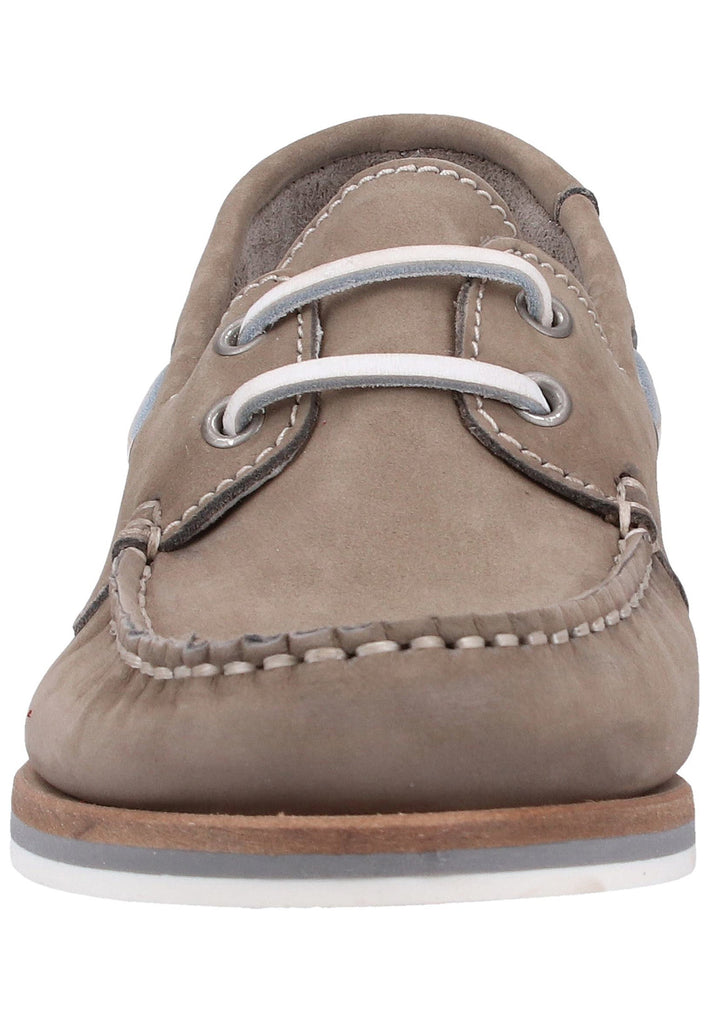 Tamaris Halbschuhe Nubukleder Grau - surf4shoes